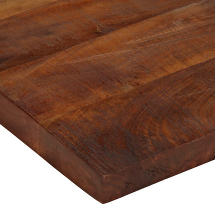 Bordsskiva 90x90x2,5 cm fyrkantig massivt återvunnet trä