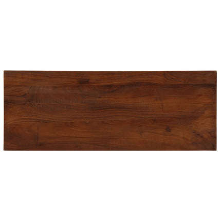 Bordsskiva 70x20x3,8 cm rektangulär massivt återvunnet trä