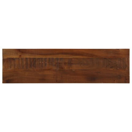 Bordsskiva 100x20x3,8 cm rektangulär massivt återvunnet trä