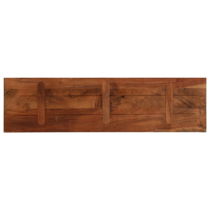 Bordsskiva 100x40x3,8 cm rektangulär massivt återvunnet trä