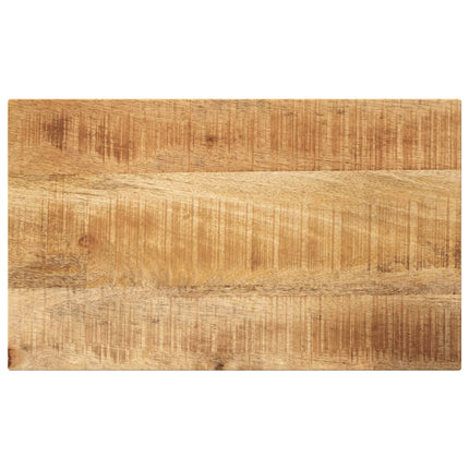 Bordsskiva 40x20x2,5 cm rektangulär massivt grovt mangoträ