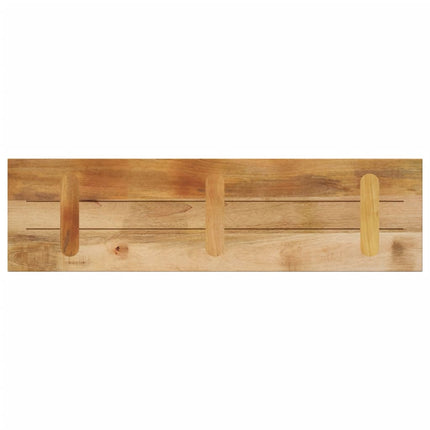 Bordsskiva 120x30x2,5 cm rektangulär massivt grovt mangoträ