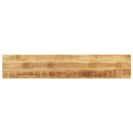Bordsskiva 140x30x2,5 cm rektangulär massivt grovt mangoträ