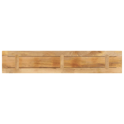 Bordsskiva 140x30x2,5 cm rektangulär massivt grovt mangoträ