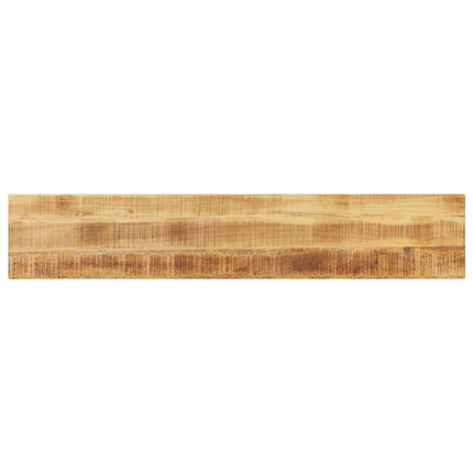 Bordsskiva 140x40x2,5 cm rektangulär massivt grovt mangoträ