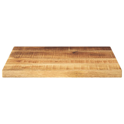 Bordsskiva 60x60x1,5 cm fyrkantig massivt grovt mangoträ