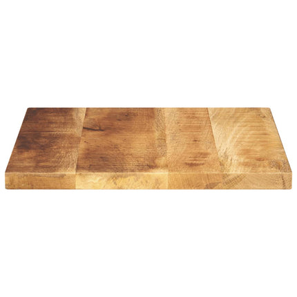 Bordsskiva 60x60x1,5 cm fyrkantig massivt grovt mangoträ
