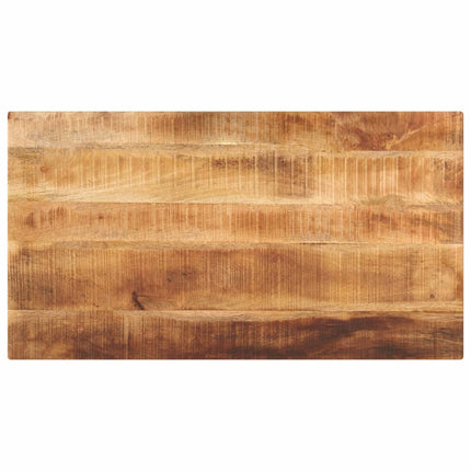 Bordsskiva 120x60x1,5 cm rektangulär massivt grovt mangoträ