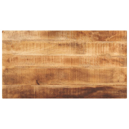 Bordsskiva 120x60x2,5 cm rektangulär massivt grovt mangoträ