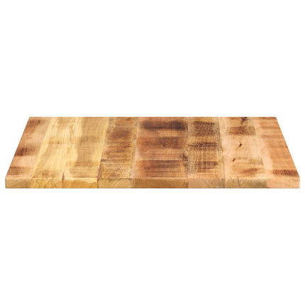 Bordsskiva 70x70x1,5 cm fyrkantig massivt grovt mangoträ