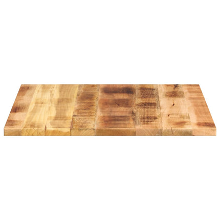 Bordsskiva 70x70x2,5 cm fyrkantig massivt grovt mangoträ