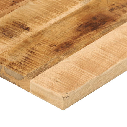 Bordsskiva 80x80x1,5 cm fyrkantig massivt grovt mangoträ