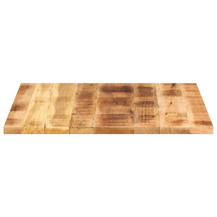 Bordsskiva 90x90x2,5 cm fyrkantig massivt grovt mangoträ