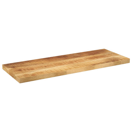 Bordsskiva 70x20x3,8 cm rektangulär massivt grovt mangoträ