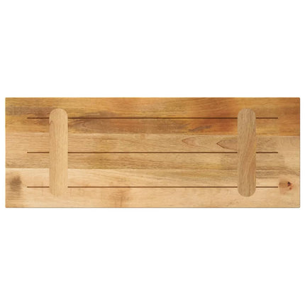 Bordsskiva 70x20x3,8 cm rektangulär massivt grovt mangoträ
