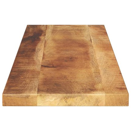 Bordsskiva 100x20x3,8 cm rektangulär massivt grovt mangoträ