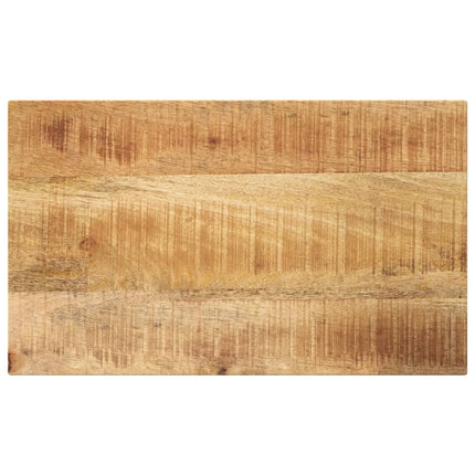 Bordsskiva 50x30x3,8 cm rektangulär massivt grovt mangoträ