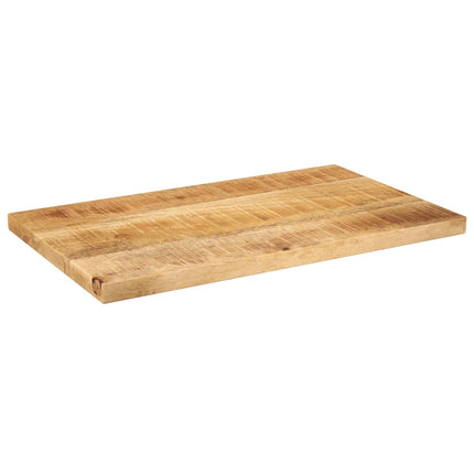 Bordsskiva 50x30x3,8 cm rektangulär massivt grovt mangoträ