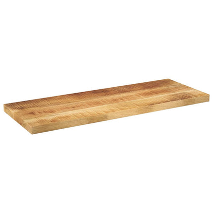 Bordsskiva 80x30x3,8 cm rektangulär massivt grovt mangoträ