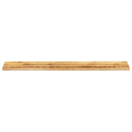 Bordsskiva 140x40x3,8 cm rektangulär massivt grovt mangoträ