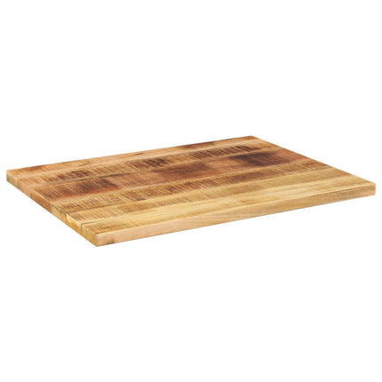 Bordsskiva 70x50x3,8 cm rektangulär massivt grovt mangoträ
