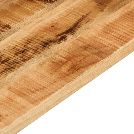 Bordsskiva 80x50x3,8 cm rektangulär massivt grovt mangoträ