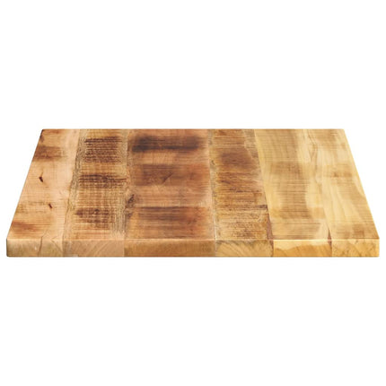 Bordsskiva 90x50x3,8 cm rektangulär massivt grovt mangoträ