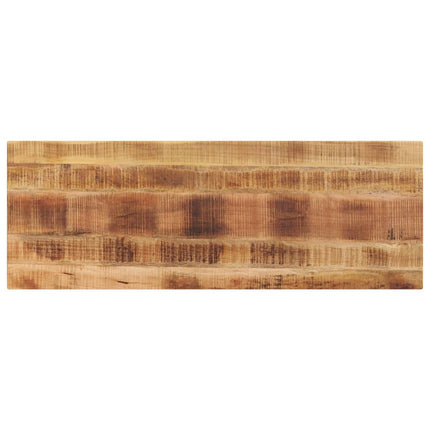Bordsskiva 140x50x3,8 cm rektangulär massivt grovt mangoträ