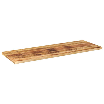 Bordsskiva 140x50x3,8 cm rektangulär massivt grovt mangoträ
