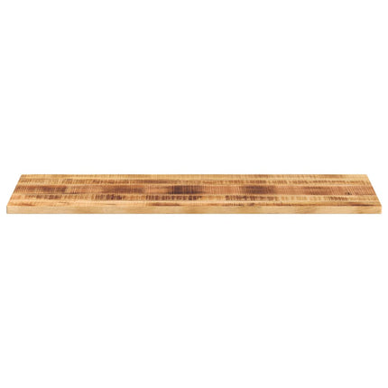 Bordsskiva 140x50x3,8 cm rektangulär massivt grovt mangoträ