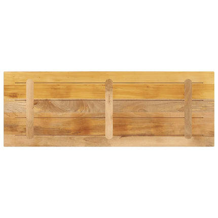 Bordsskiva 160x50x3,8 cm rektangulär massivt grovt mangoträ