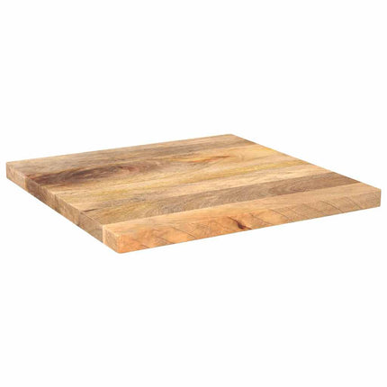 Bordsskiva 60x60x2,5 cm fyrkantig massiv mango-trä