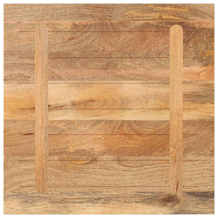 Bordsskiva 70x70x2,5 cm fyrkantig massivt mango-trä