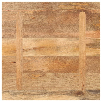 Bordsskiva 80x80x3,8 cm fyrkantig massivt mango-trä