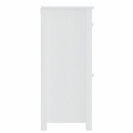 Badrumsskåp BERG vit 40x34x80 cm massiv furu
