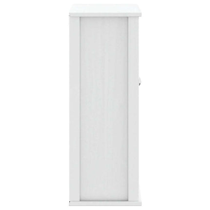 Väggmonterad badrumsskåp BERG vit 69,5x27x71,5 cm massivt trä