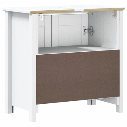 Tvättställsskåp BERG vit 60x34x59 cm massiv furu