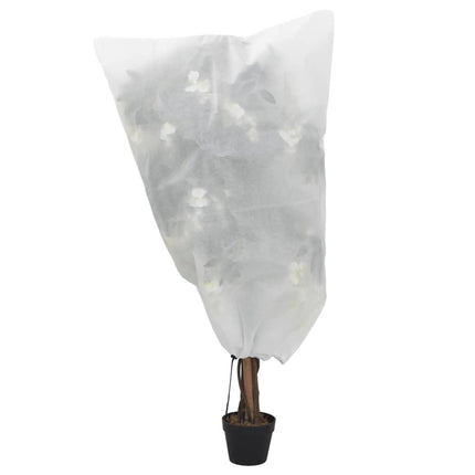 Fiberdukar med dragsko 8 st 70 g/m² 0,8x1 m