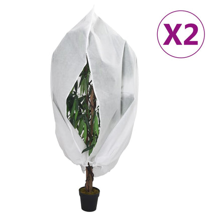 Fiberdukar med blixtlås 2 st 70 g/m² 2,36x2 m