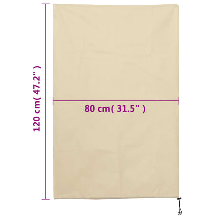 Fiberdukar med dragsko 8 st 70 g/m² 0,8x1,2 m