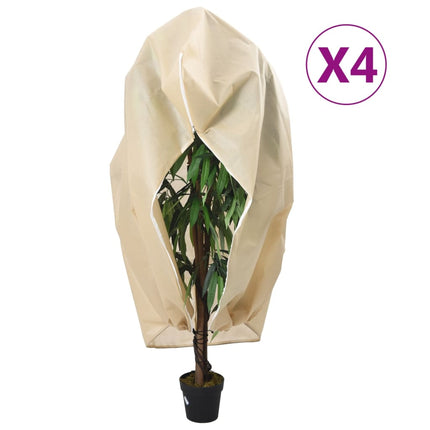Fiberdukar med blixtlås 4 st 70 g/m² 1x1,55 m