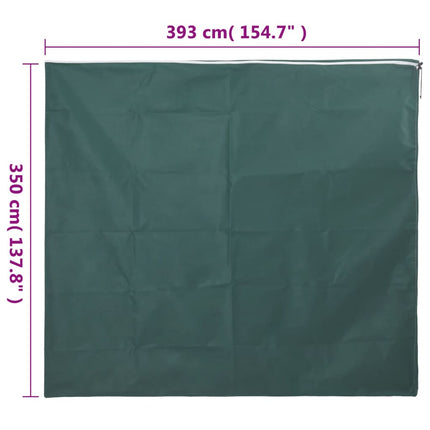 Fiberdukar med blixtlås 2 st 70 g/m² 3,93x3,5 m