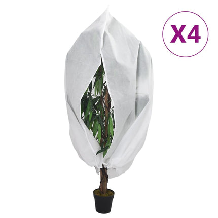Fiberdukar med blixtlås 4 st 70 g/m² 3,93x3,5 m