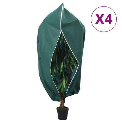 Fiberdukar med blixtlås 4 st 70 g/m² 2,36x2 m