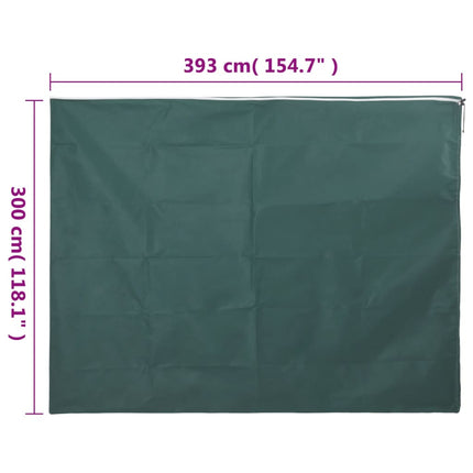 Fiberdukar med blixtlås 4 st 70 g/m² 3,93x3 m