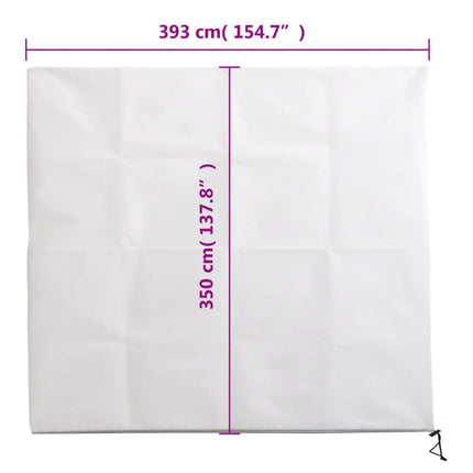 Fiberdukar med blixtlås 10 st 70 g/m² 3,93x3,5 m
