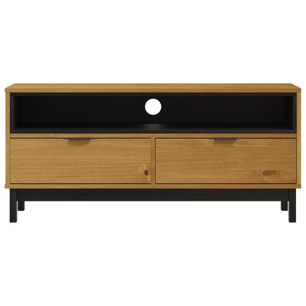 Tv-bänk FLAM 110x40x50 cm massiv furu