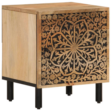 Nattduksbord 40x33x46 cm massivt mangoträ