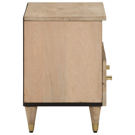 Tv-bänk 70x33x46 cm massivt mangoträ