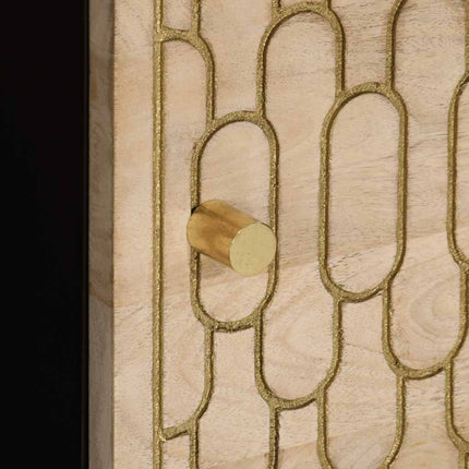Soffbord 80x50x40 cm massivt mangoträ